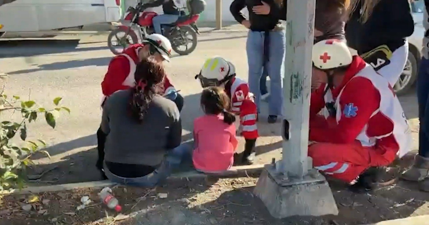 Niña de 7 años resulta lesionada tras ser atropellada en en la colonia Nuevo Mirasierra