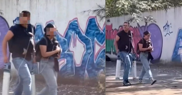 Localizan a padres de bebés con tanques de oxígeno en CDMX