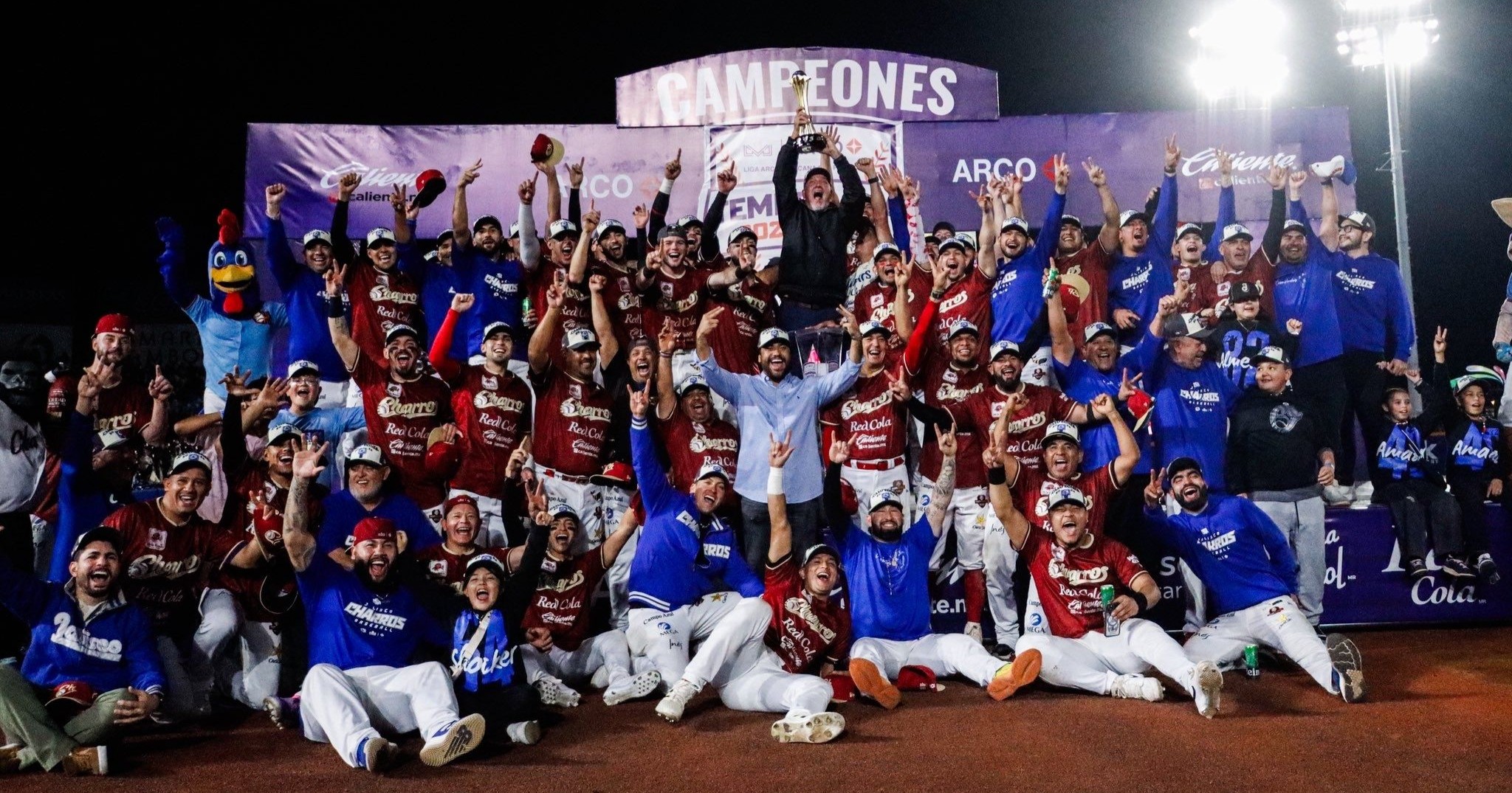 ¡Bicampeones! Charros barren 4-0 a Tomateros y son campeones de la LMP 