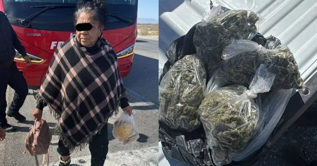 Adulta mayor es detenida por presunta posesión de sustancias ilícitas