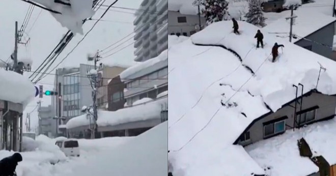 Al menos 35 muertos y 400 heridos por fuertes nevadas en Japón