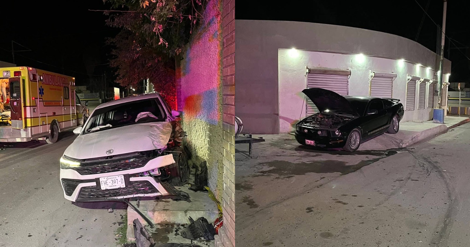 Conductor choca contra auto estacionado y es detenido en Zaragoza