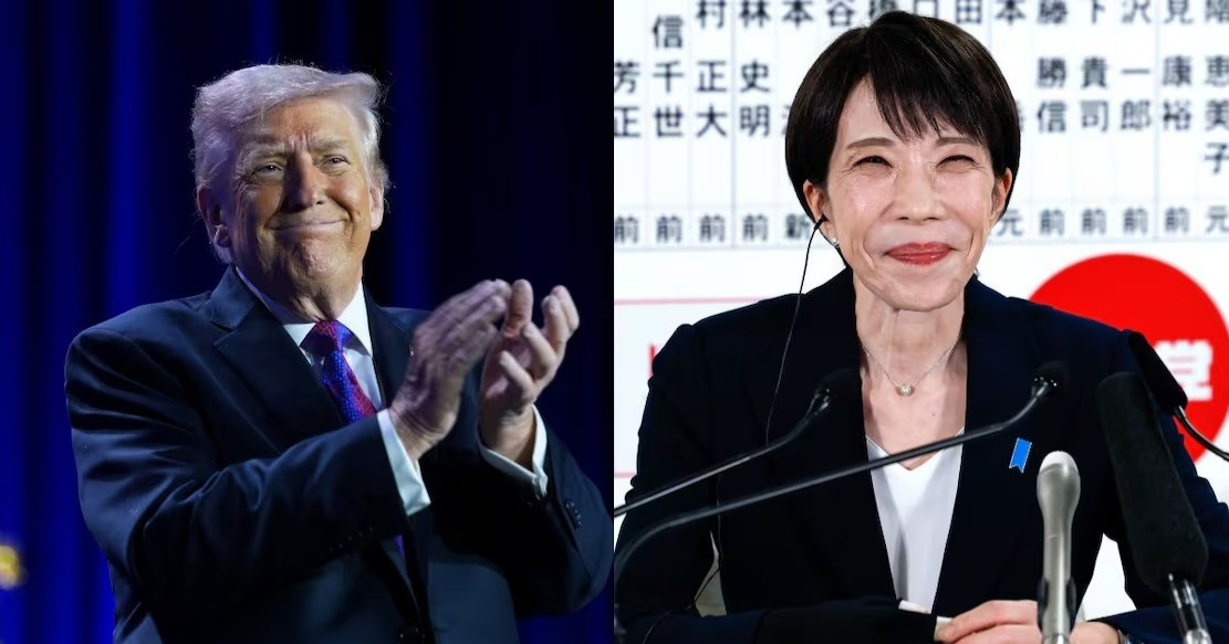 Donald Trump felicita a Sanae Takaichi por victoria electoral en Japón
