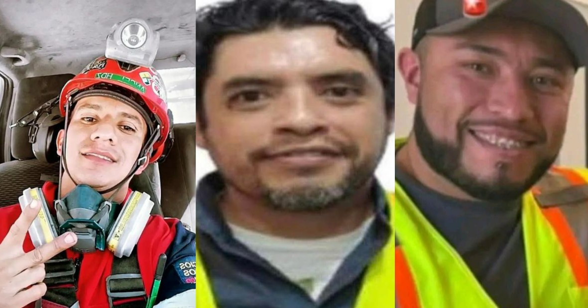 Confirman tres mineros muertos en fosa de Concordia, Sinaloa 