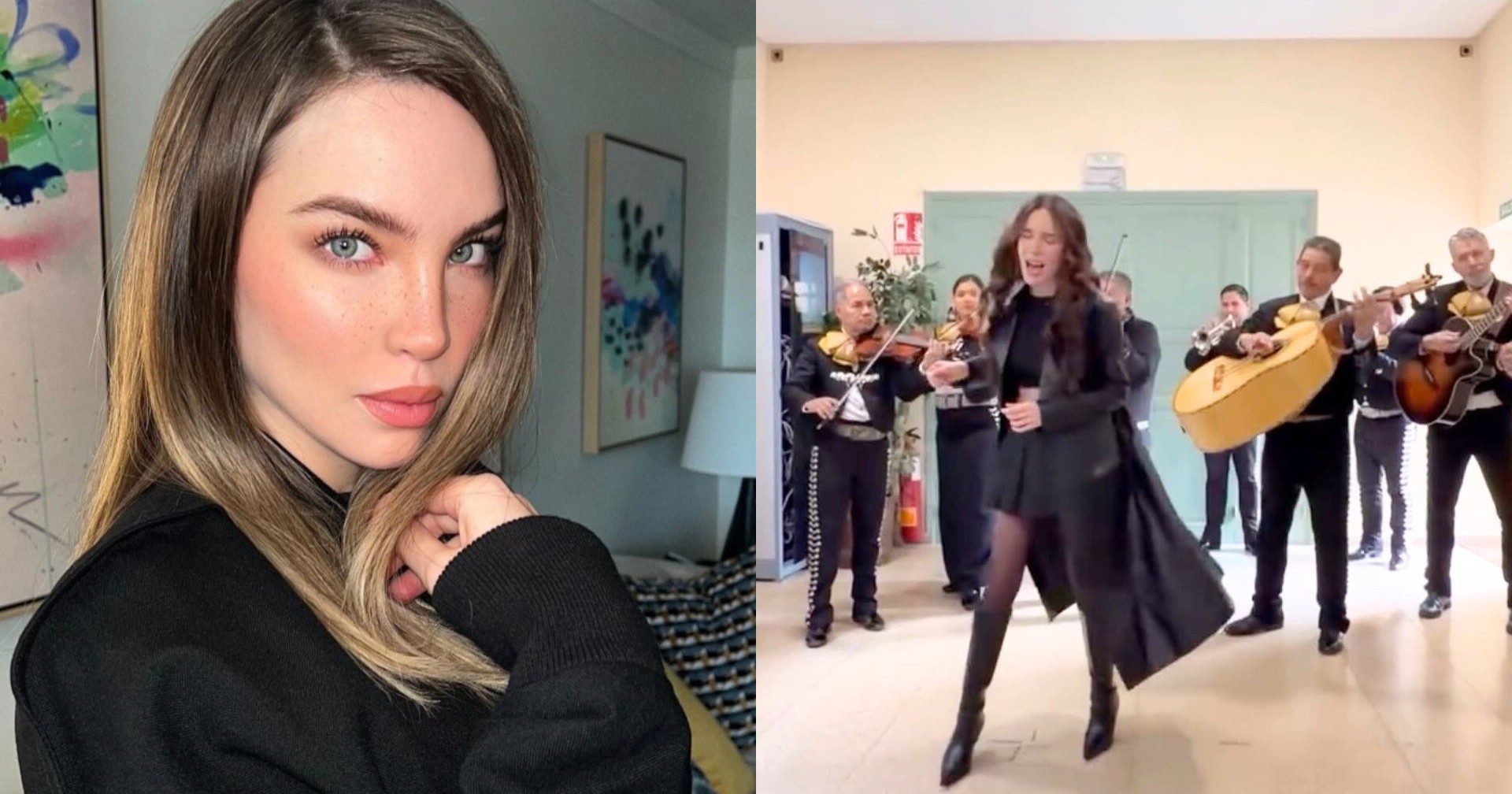 Belinda sorprende con fiesta mexicana para el elenco de 'Carlota' en España