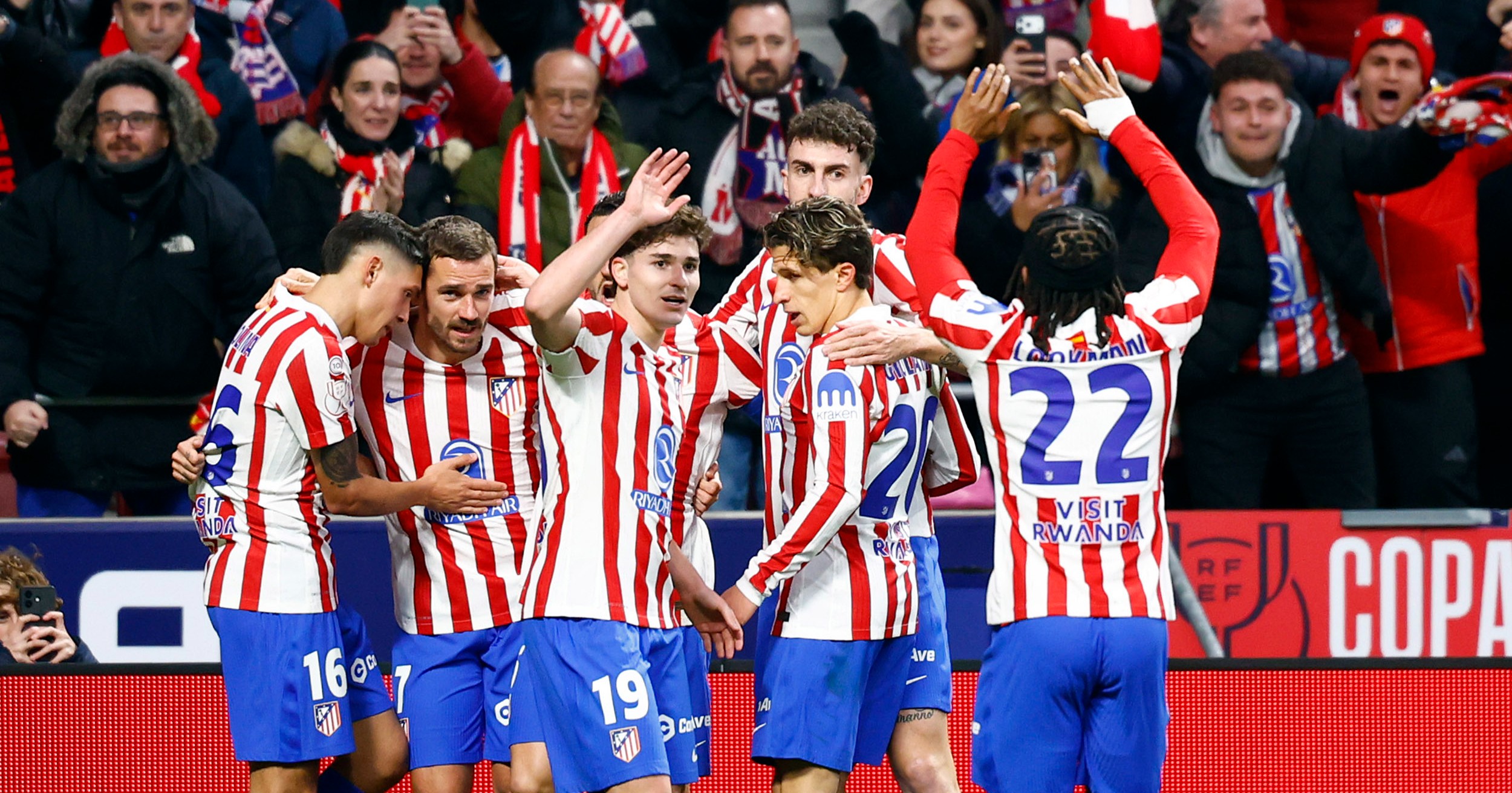 ¡Un pie en la final!; Atlético de Madrid golea al Barcelona en las semifinales de la Copa del Rey 