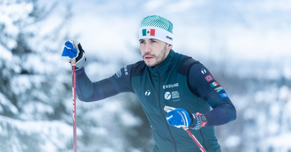 ¡Debut olímpico!; Allan Corona termina su participación en esquí de fondo 