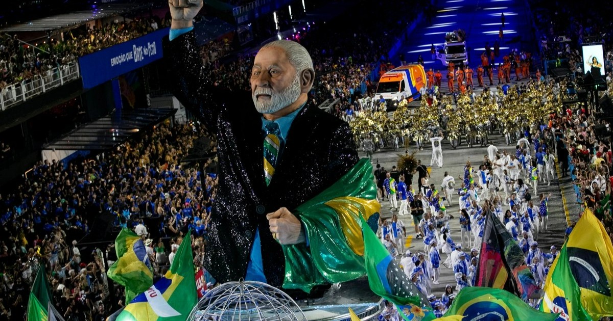 Carnaval de Río de Janeiro 2026 realiza homenaje a Lula da Silva