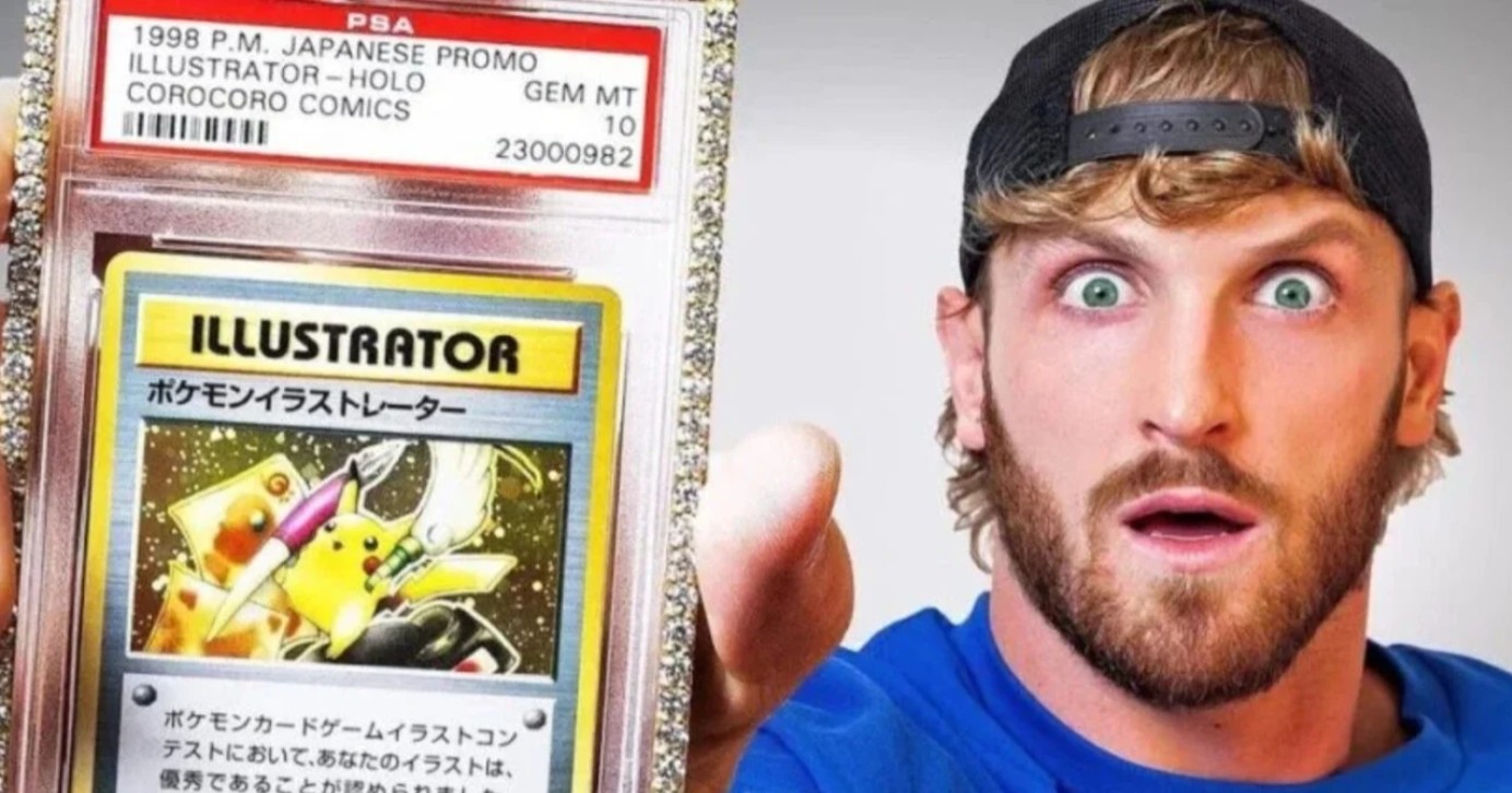 Logan Paul rompe récord con histórica venta de carta Pokémon