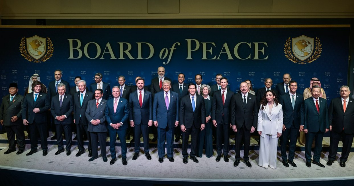 Donald Trump recibe a más de 40 lideres mundiales para primera Junta de Paz