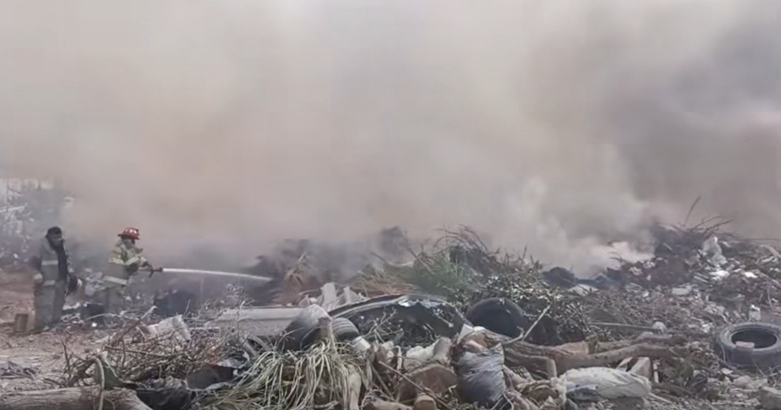 Incendio en Centro de Transferencia Saulo provoca caos vial