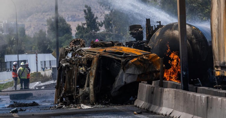 Explota pipa de gas en Chile y deja 5 muertos