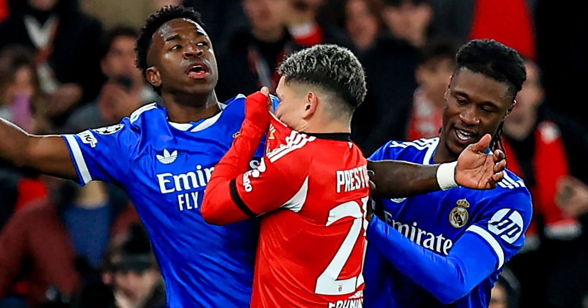 ¡Habló la UEFA!; Prestianni es suspendido y no jugará frente al Real Madrid