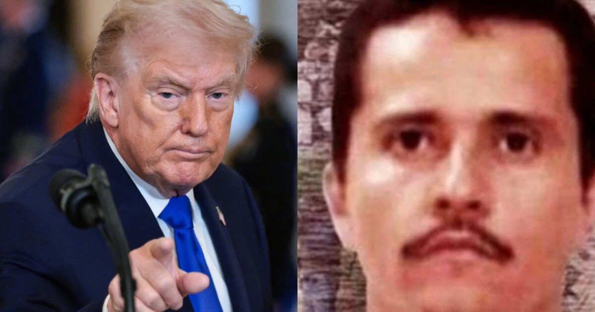 Trump exige a México incrementar esfuerzos contra los cárteles tras muerte de "El Mencho"