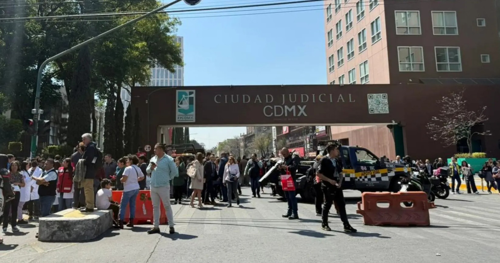 Por segundo día, evacúan instalaciones del Poder Judicial ante amenaza de bomba