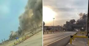 Refinería petrolera es impactada por ataque de drones iraníes