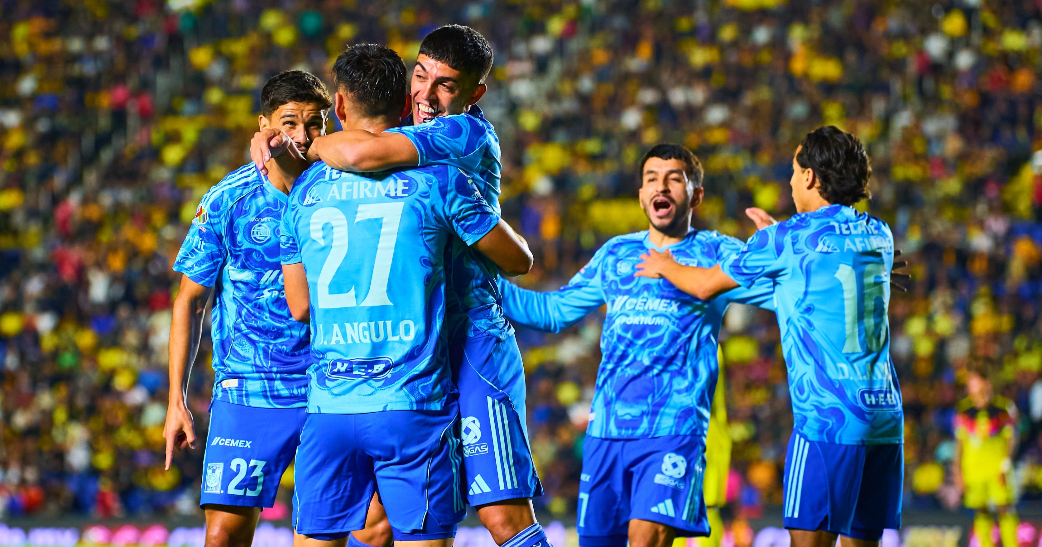 ¡Vuelven al triunfo!; Tigres visita CDMX y golea 4-1 al América