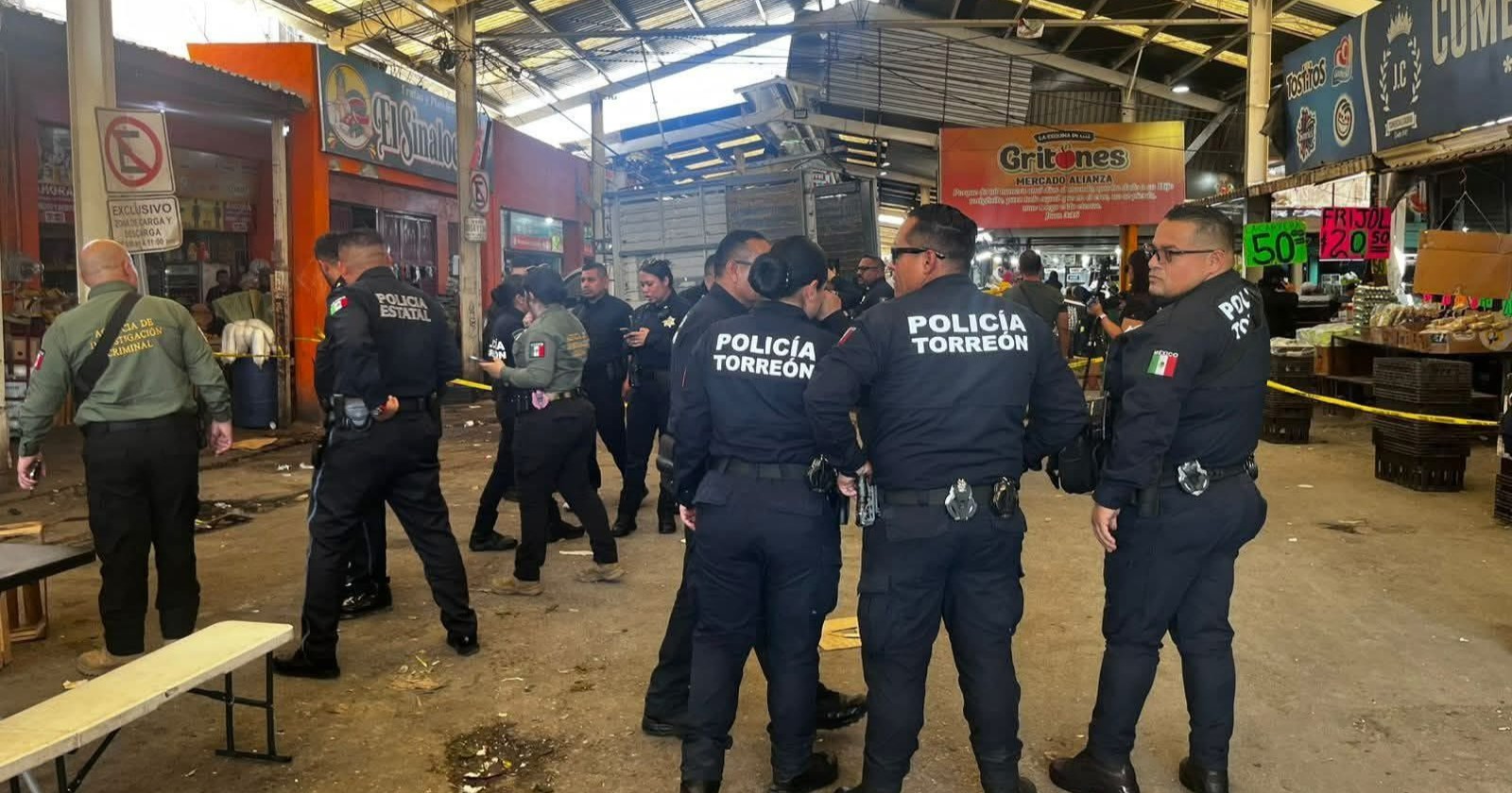 Balean a hombre en el Mercado Alianza; lo dejan en estado crítico