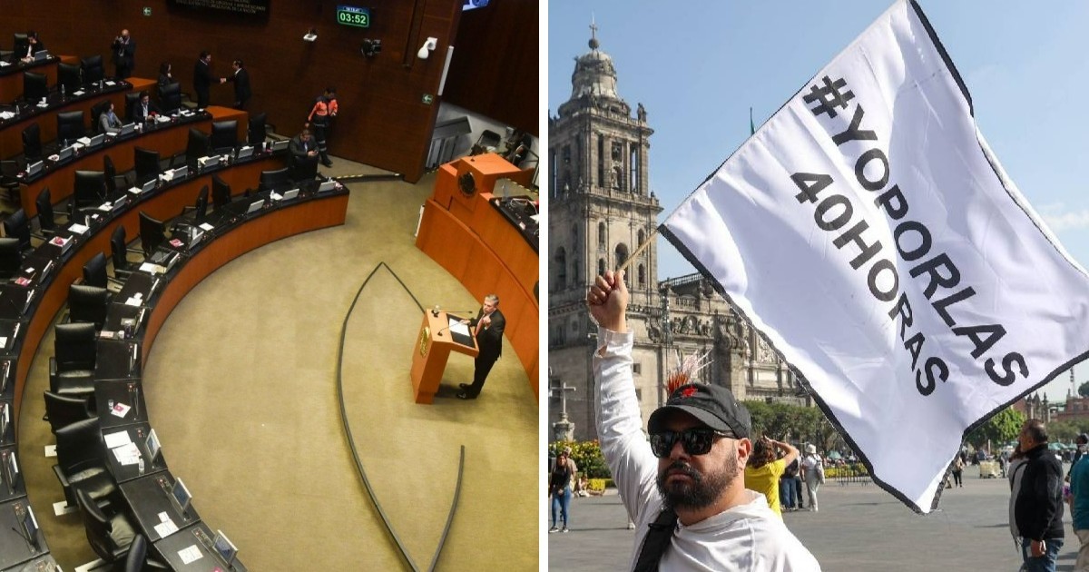 Senado avala jornada laboral de 40 horas; entrará en vigor en 2030