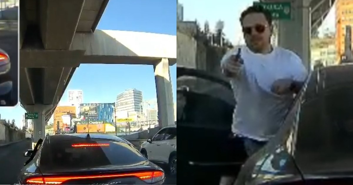 Dispara por cerrón en Santa Fe y huye en auto deportivo