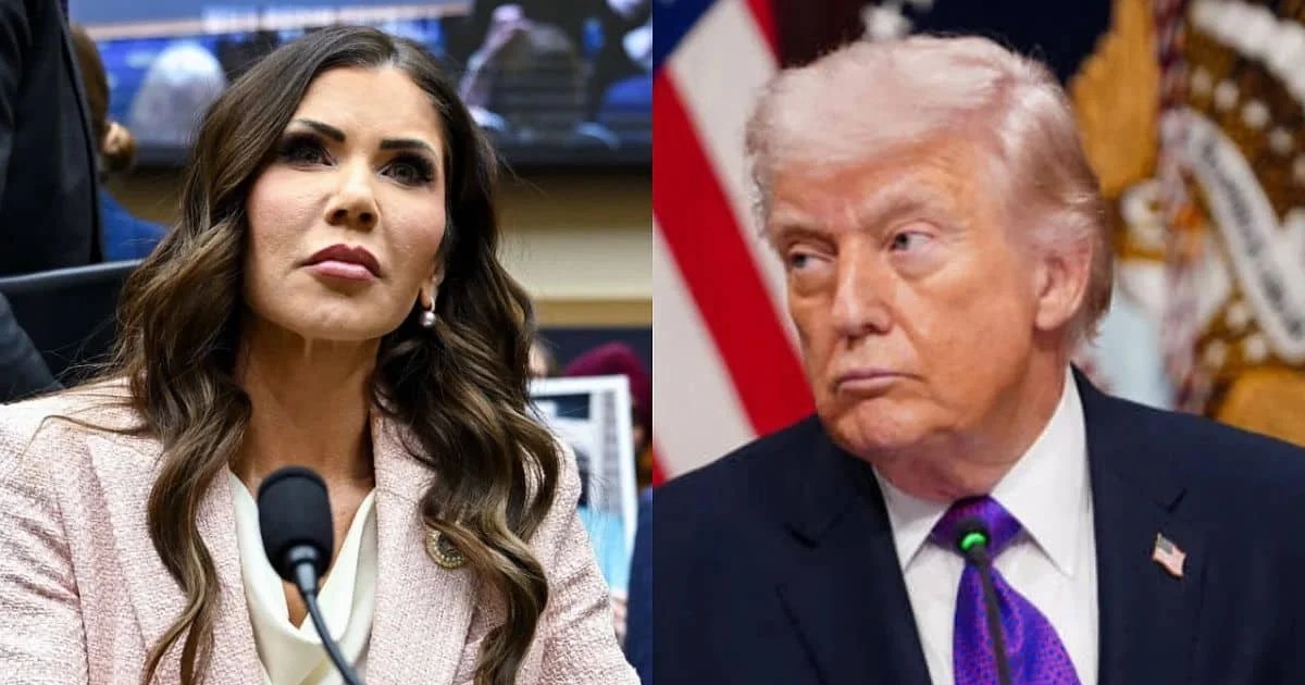 Trump destituye a Kristi Noem como secretaria de Seguridad