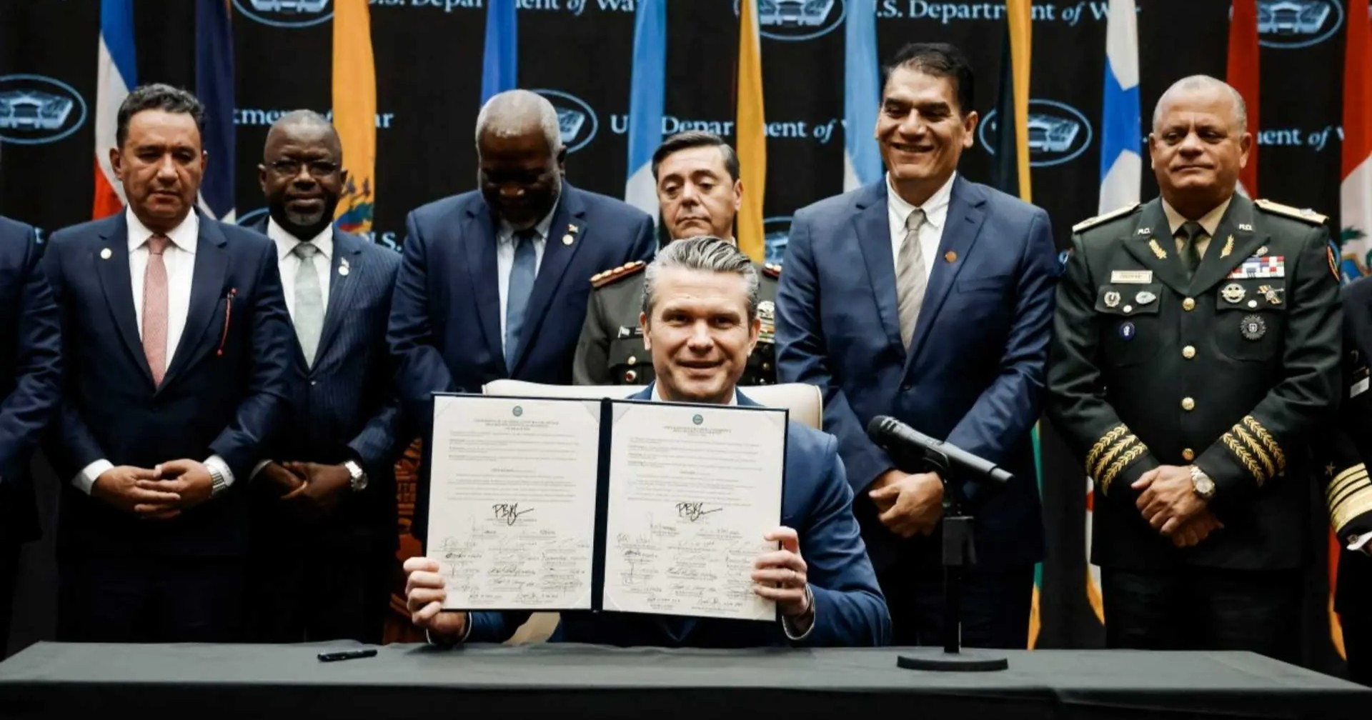 EE. UU. y países de América Latina firman acuerdo contra “narcoterroristas”