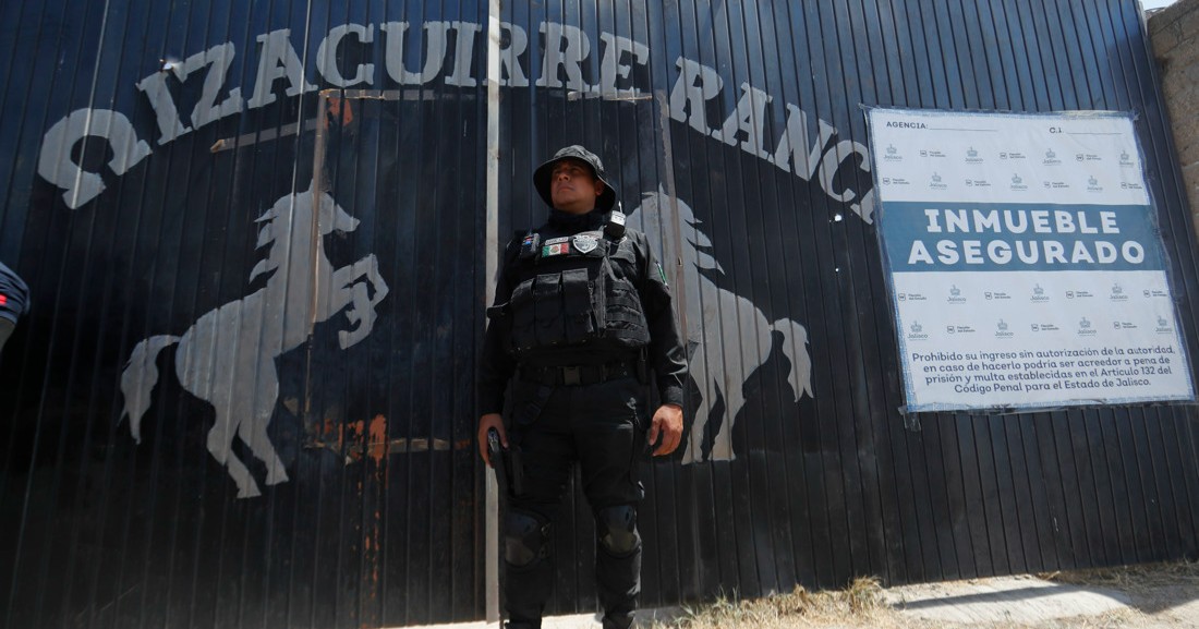 Confirma FGR que Rancho Izaguirre era campo de adiestramiento del CJNG