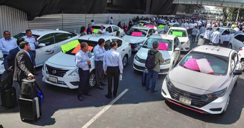 Inician operativos contra Uber y DiDi en el AICM