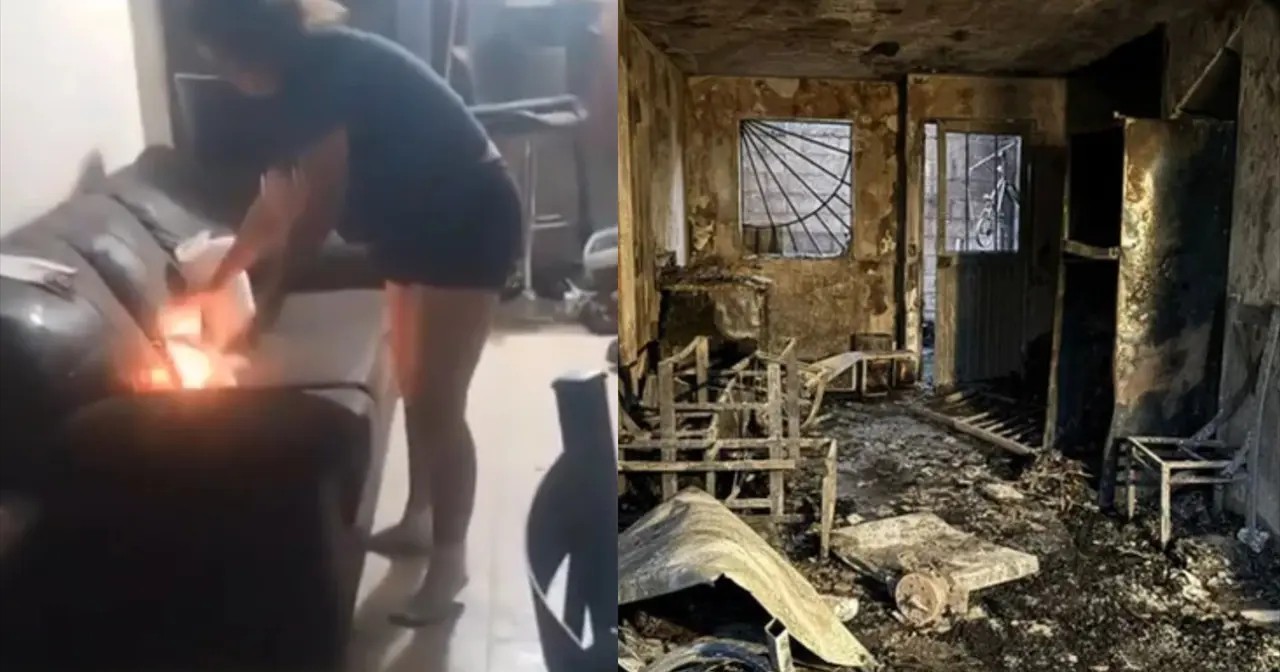 Prende fuego a su casa tras pelea con su pareja en Torreón