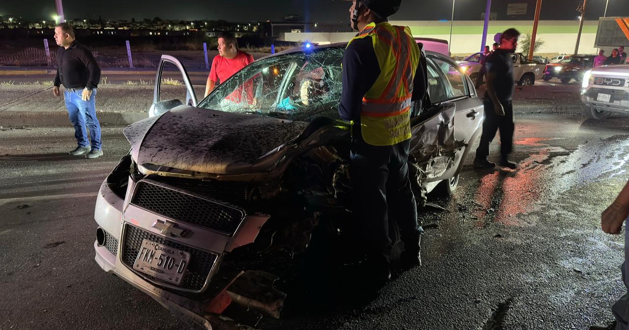Choque mortal en Saltillo: Conductor no logra sobrevivir