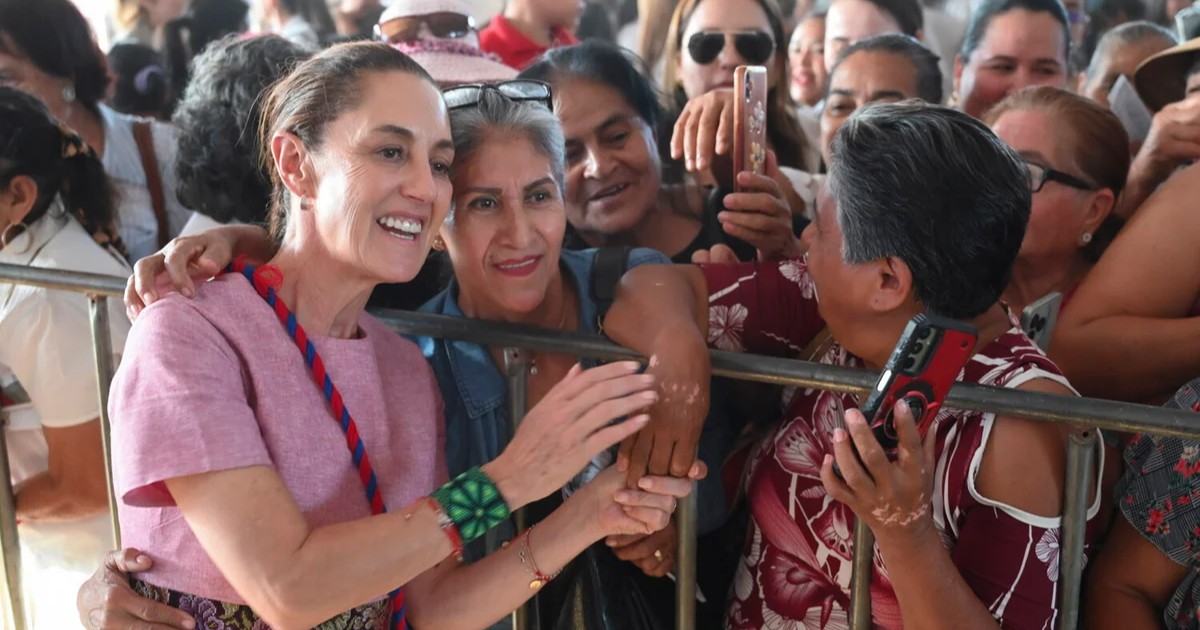 “Me picaron el ojo”: Claudia Sheinbaum sufre incidente en Nayarit