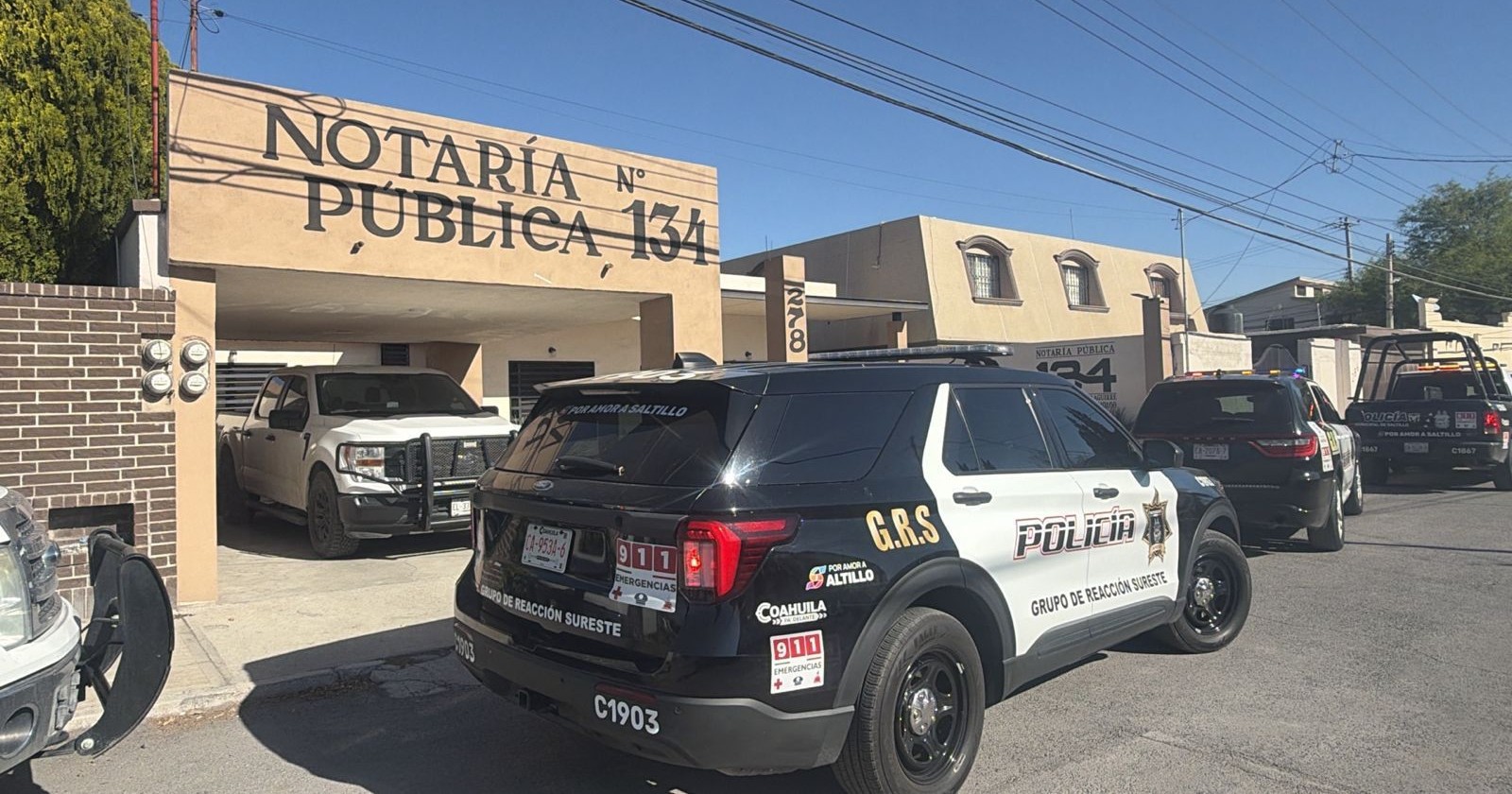 Detienen autoridades de Coahuila y Nuevo León a tres por robo a caja fuerte