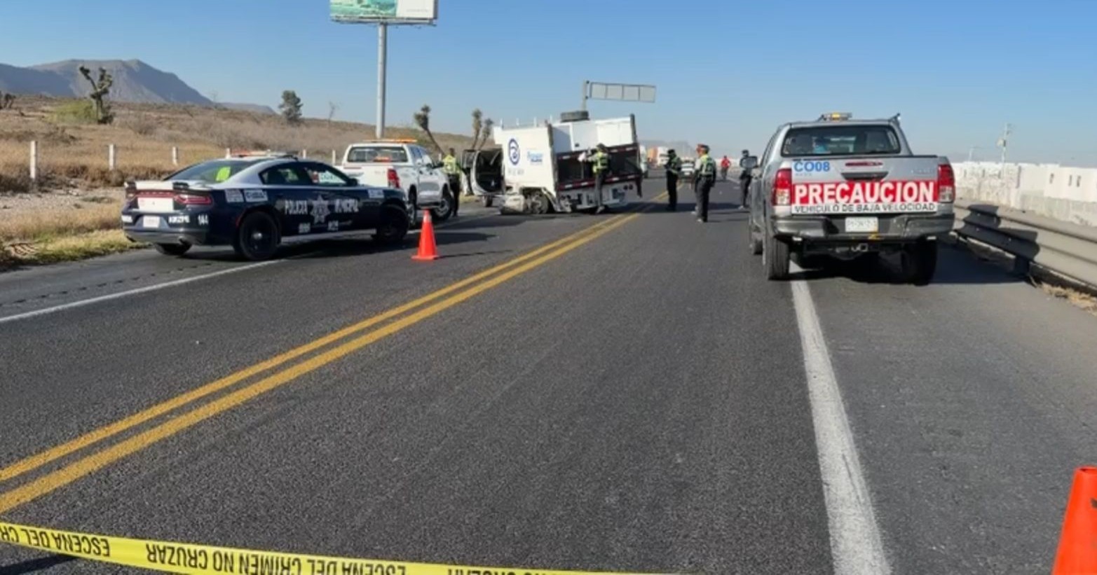 Sale proyectado y muere en trágico accidente