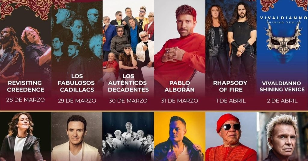 Se revela cartel del Festival Cultural Zacatecas 2026