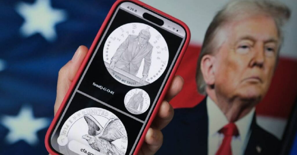 Donald Trump aparecerá en moneda conmemorativa por los 250 años de EE.UU