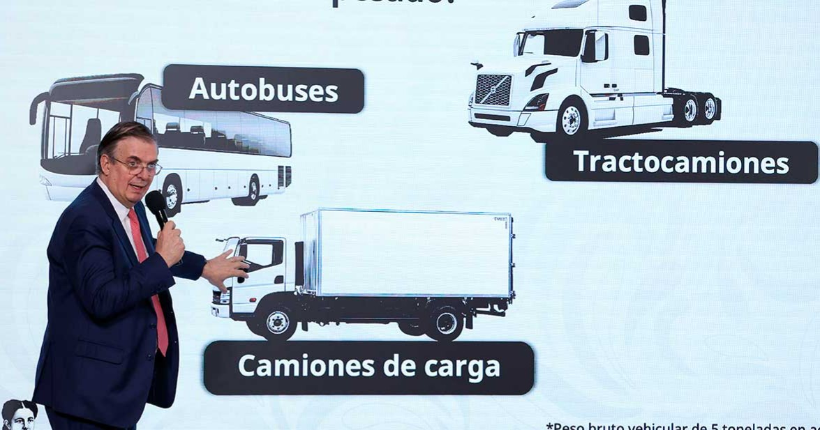 Lanzan plan para renovar camiones y dar incentivos fiscales en México