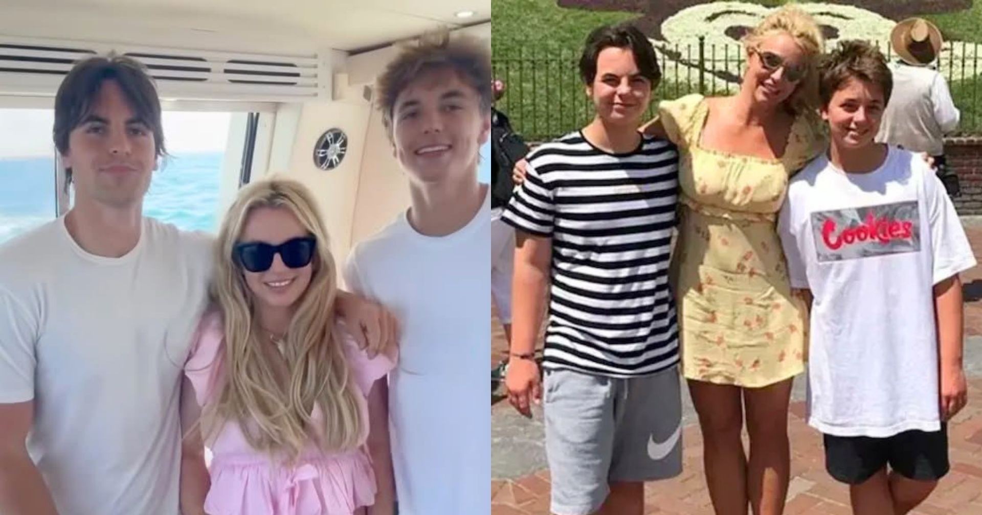 Britney Spears reaparece junto a sus hijos en momento íntimo en altamar