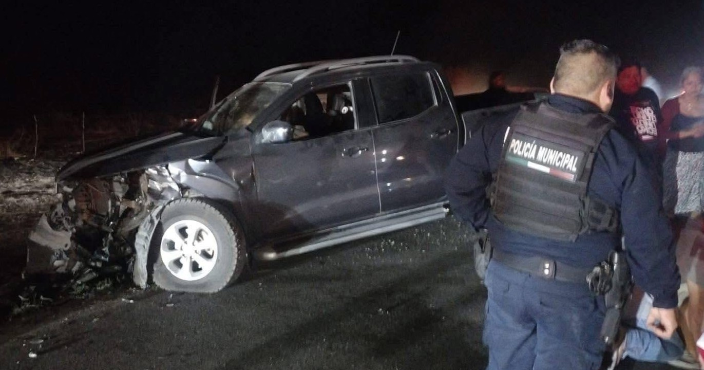 Brutal carambola deja varios heridos en Múzquiz