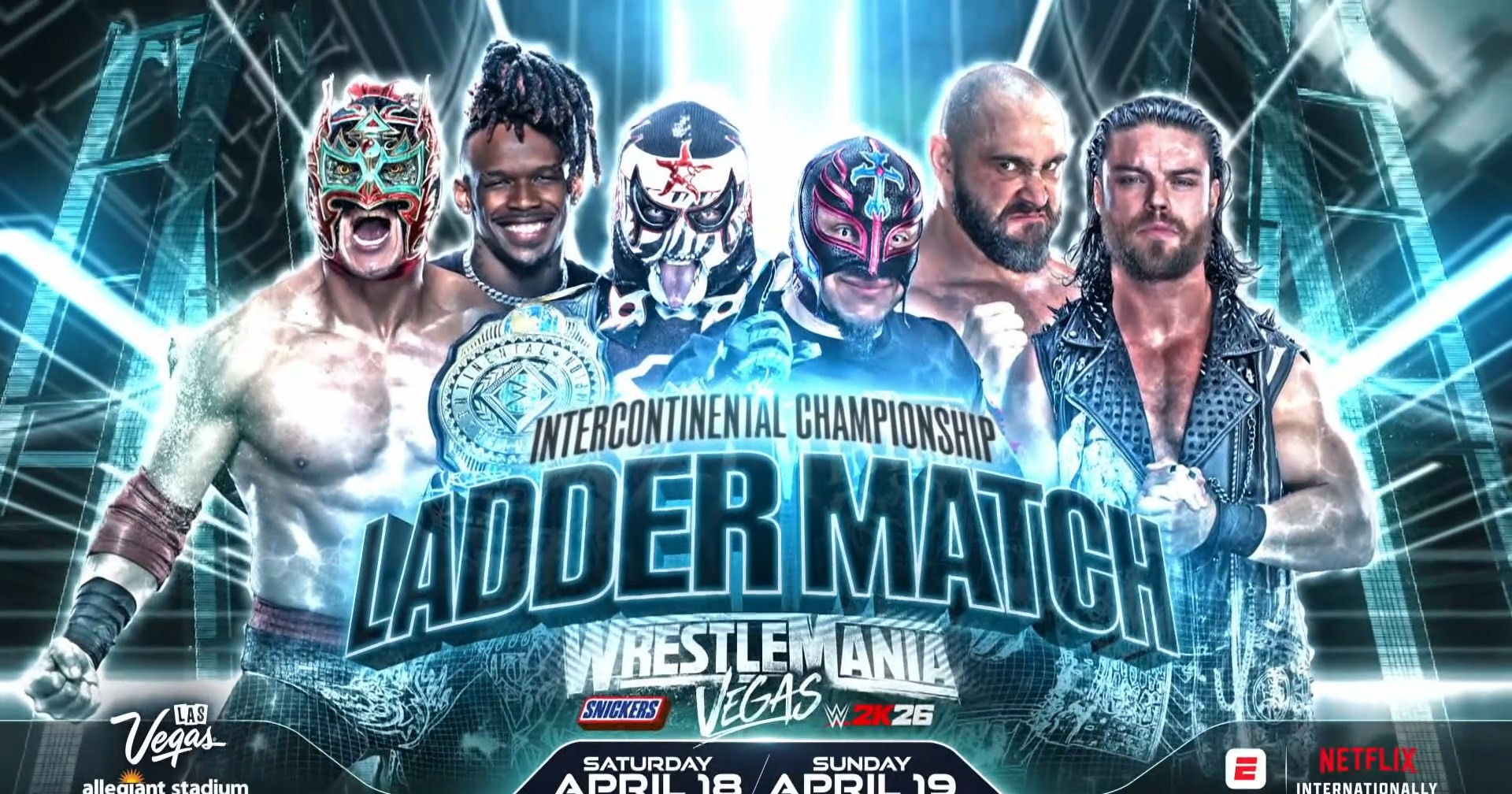 Rey Mysterio se suma a la lucha de escaleras en WrestleMania por el Campeonato Intercontinental 