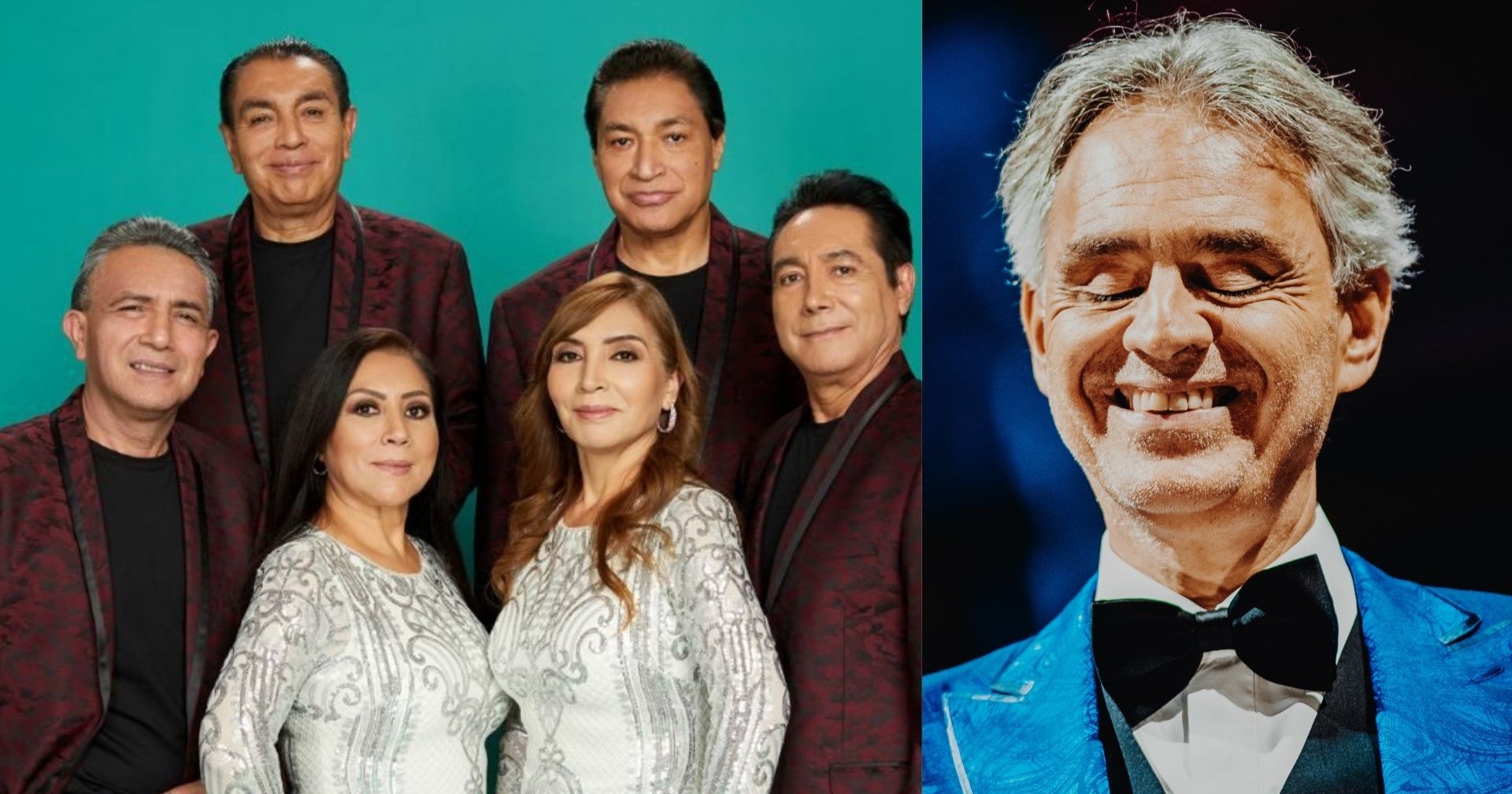 Se confirma a los Ángeles Azules como invitados en el concierto de Andrea Bocelli 