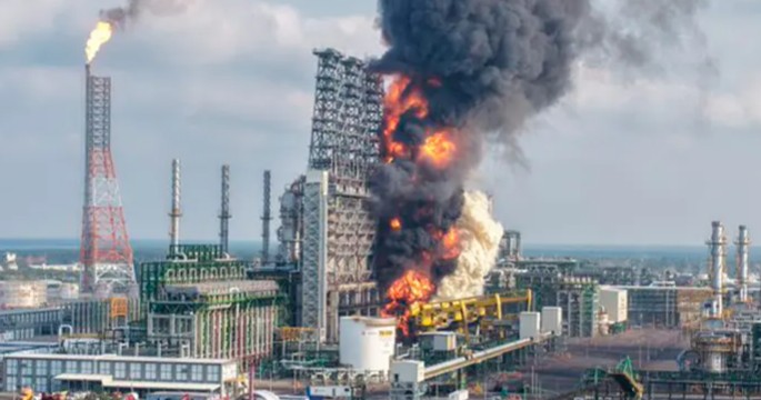 Sofocan incendio en refinería Olmeca; no hay lesionados