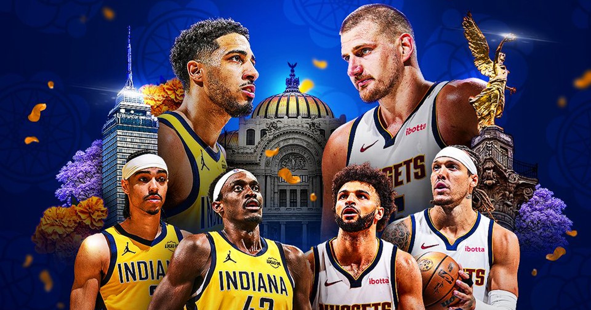 Confirman Pacers vs Nuggets para el NBA Mexico City Game 2026 
