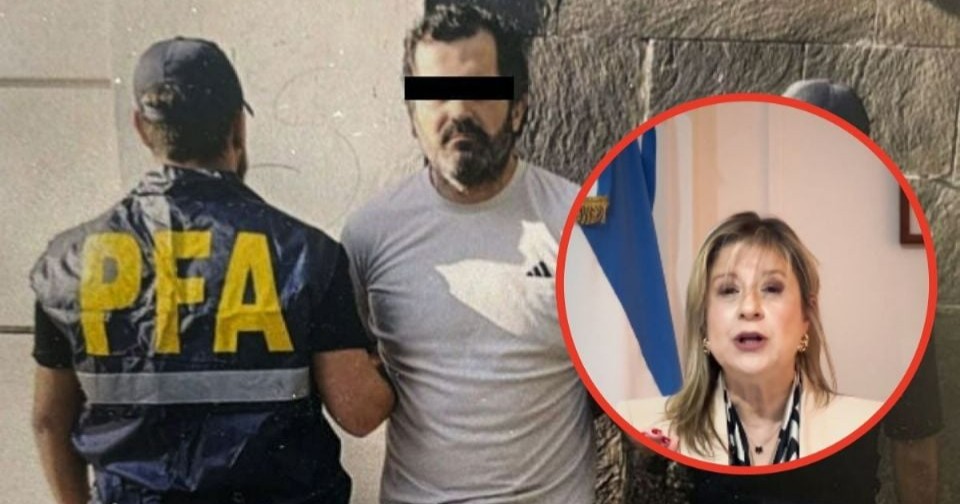 Ministra de Argentina lanza comunicado tras captura del contraalmirante Fernando Farías