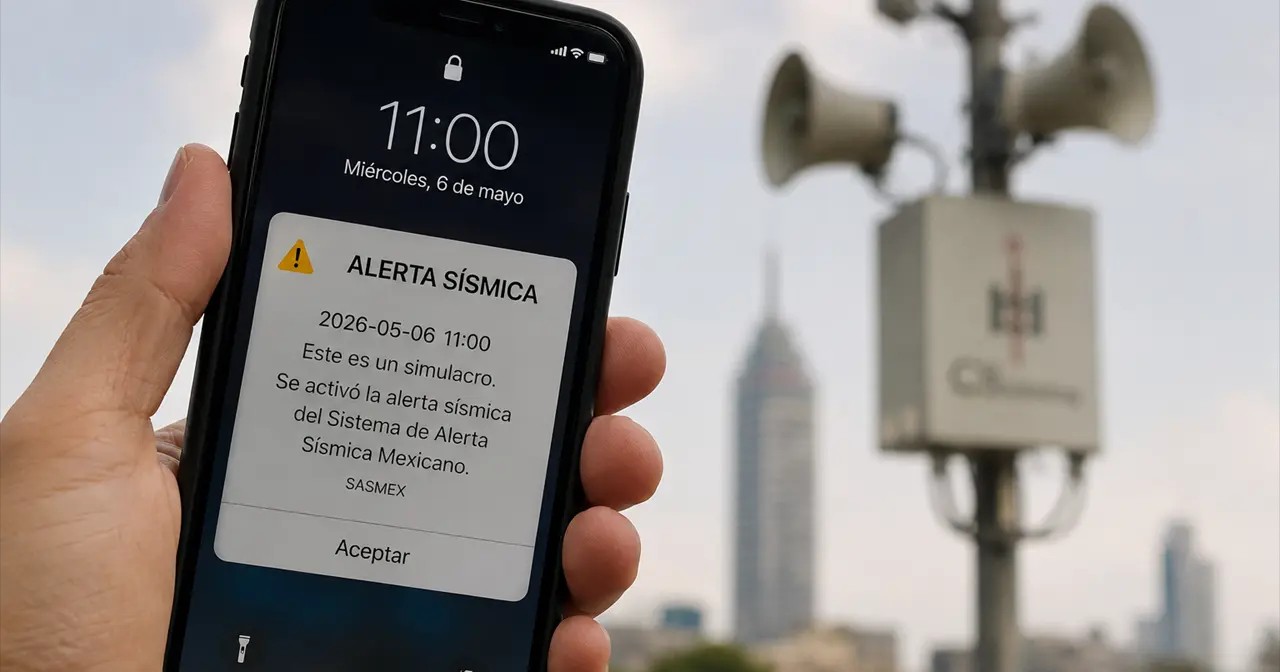 Suena alerta sísmica en todo México por Primer Simulacro Nacional 2026