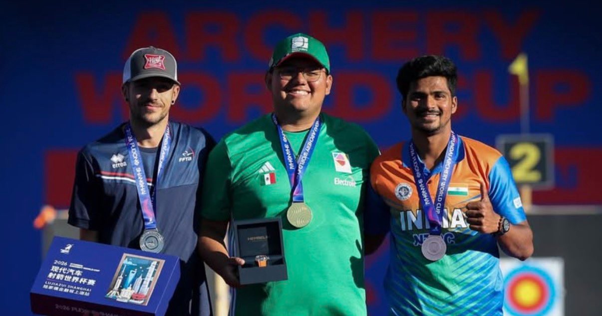 Sebastián García gana medalla de oro en la Copa del Mundo de Tiro con Arco