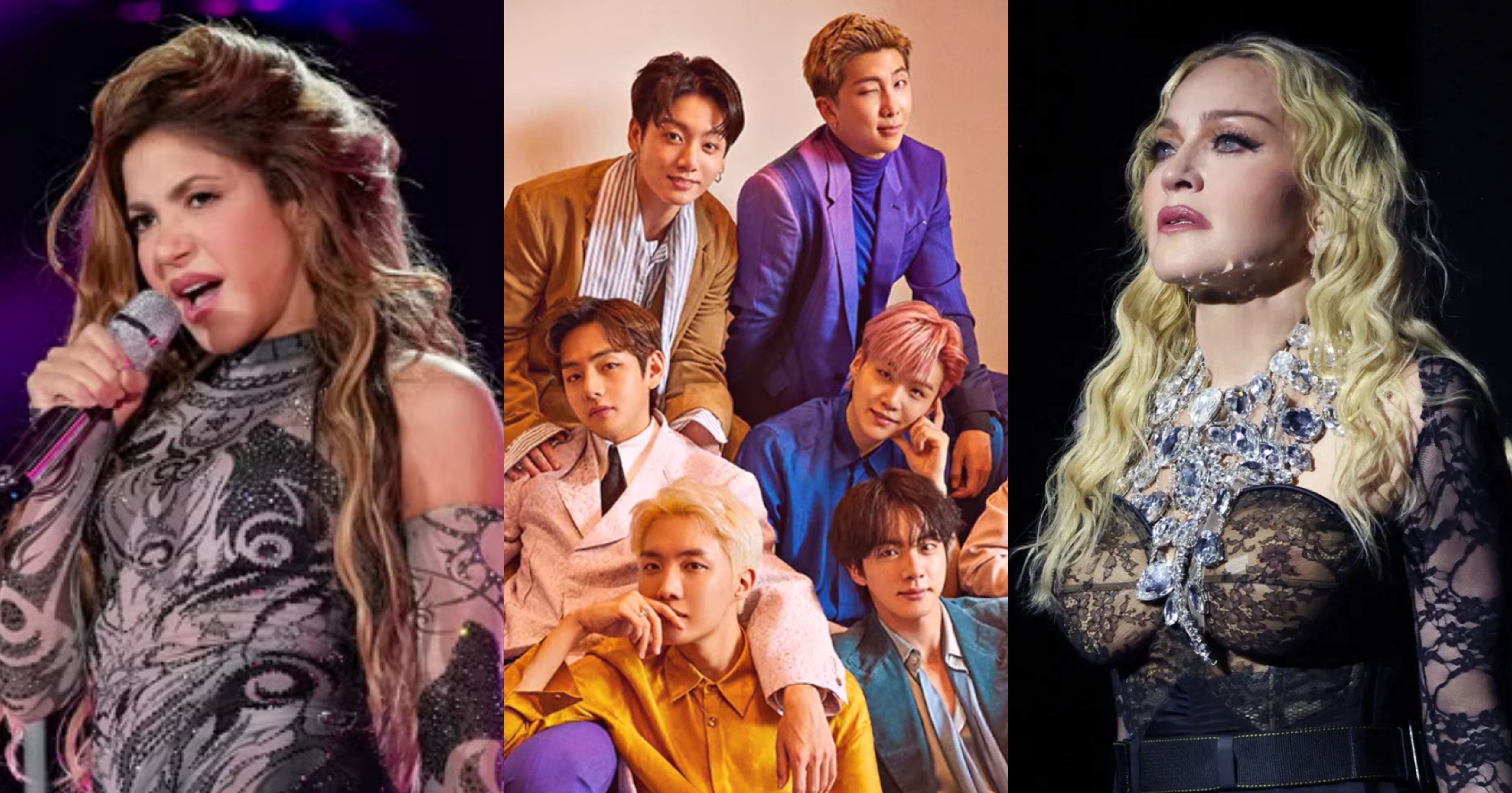 FIFA confirma a Shakira, Madonna y BTS para el show de medio tiempo del mundial 2026