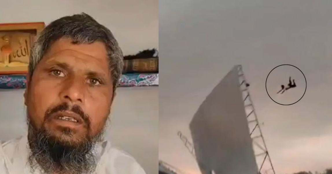 “Hombre volador” sobrevive tras ser elevado por tormenta en India