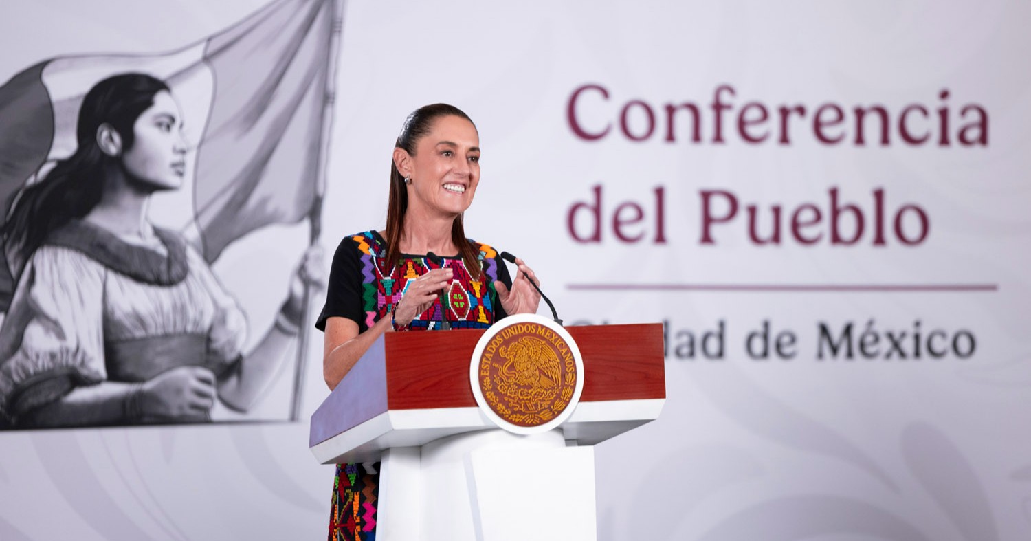Presidenta Sheinbaum destaca mejora histórica de 5.1% en Índice de Paz 
