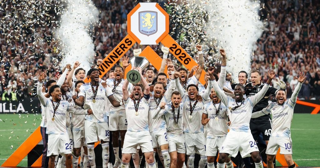 Aston Villa se corona campeón de la Europa League y rompe sequía de 30 años