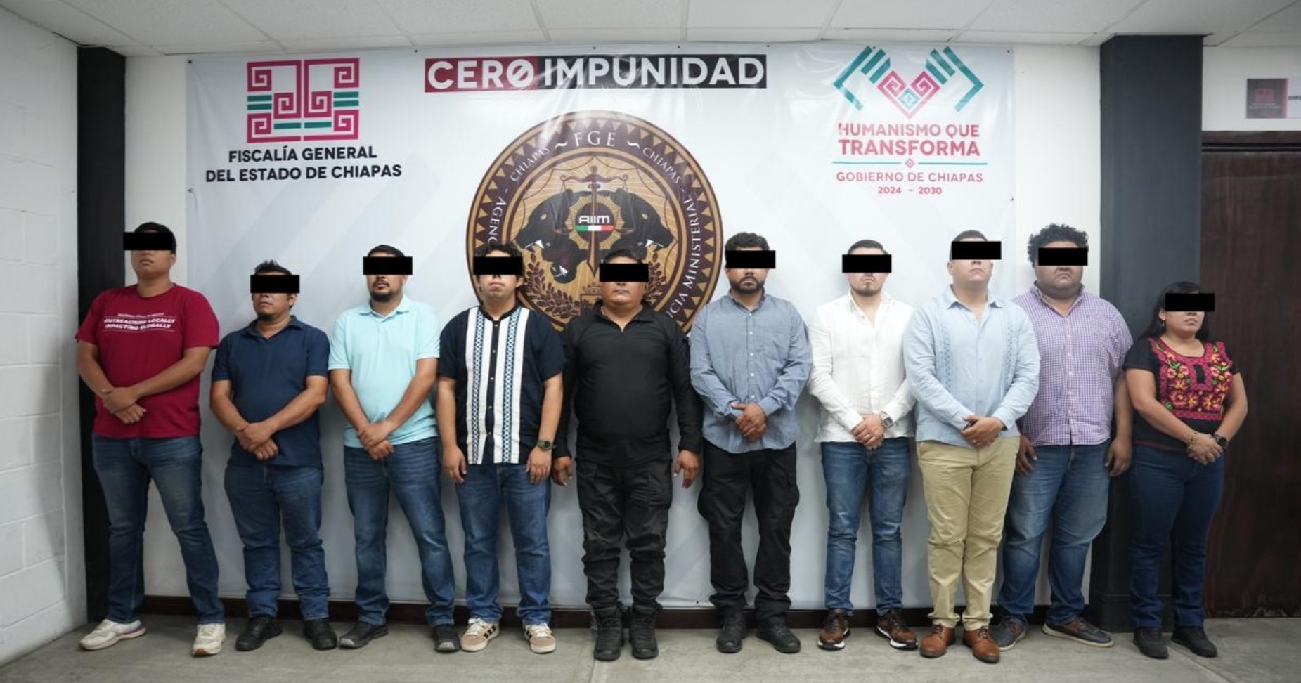 Exhiben tortura contra detenidos en Chiapas; caen 10 funcionarios